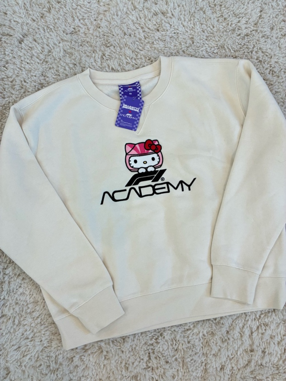 Hello Kitty x Academy Cream Sweatshirt